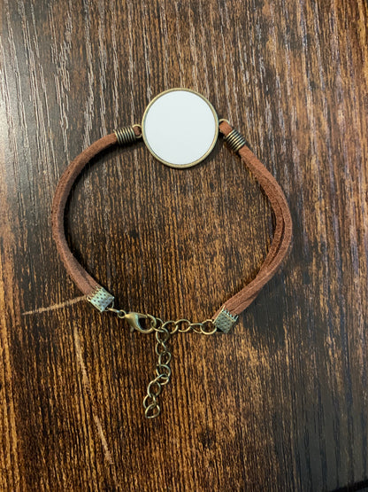 Brown Leather  Bracelet