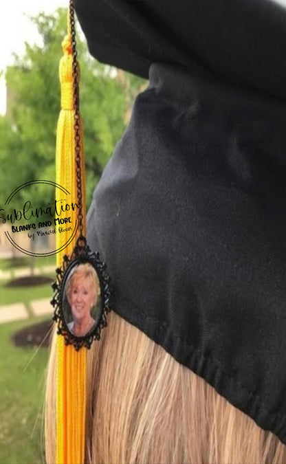 Grad Tassel Charm with Chain