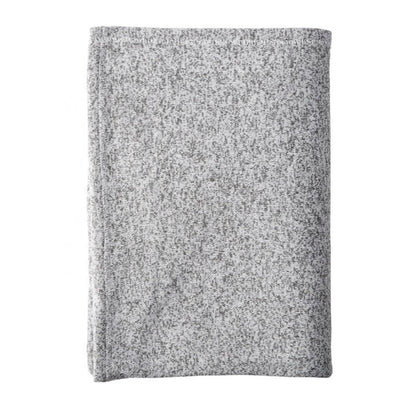 Blank Grey Throw Blanket