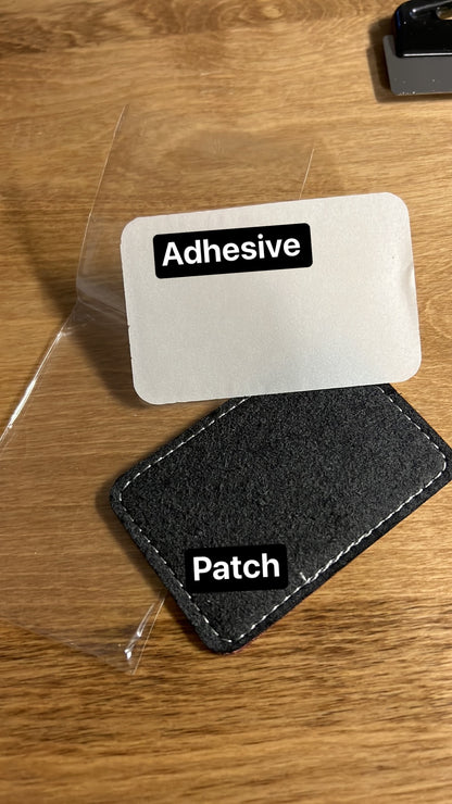 Brown Sublimation Hat Patch 2” x 3” Patch