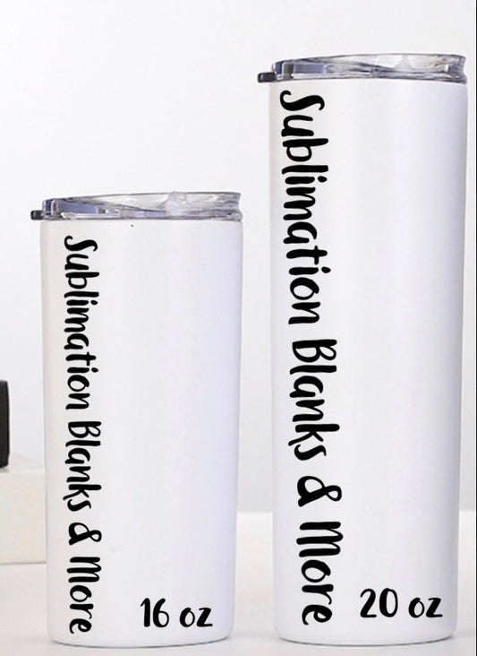 Blank 16oz Skinny Tumbler