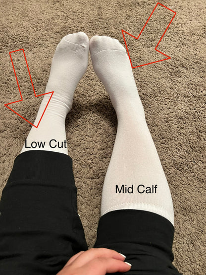 Blank Sublimation Socks