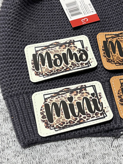 Brown Sublimation Hat Patch 2” x 3” Patch