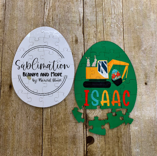 Wooden Sublimation Egg Puzzle