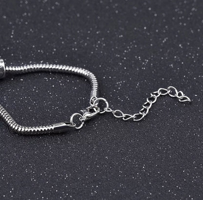 Mother Half Heart Charm Bracelet