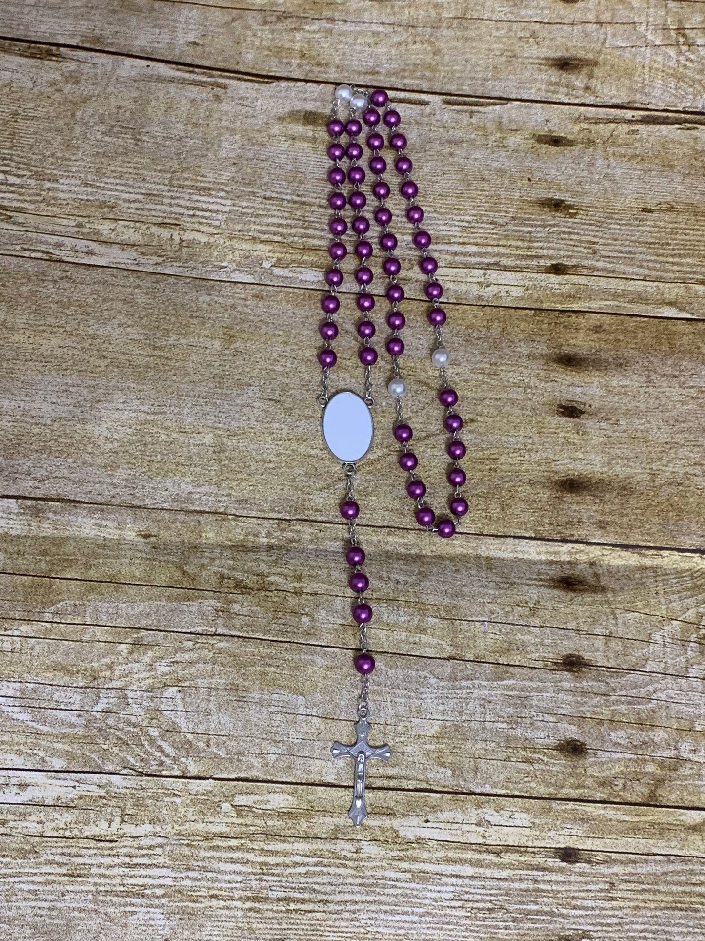 Blank Purple Sublimation Rosary (Ready to Ship)