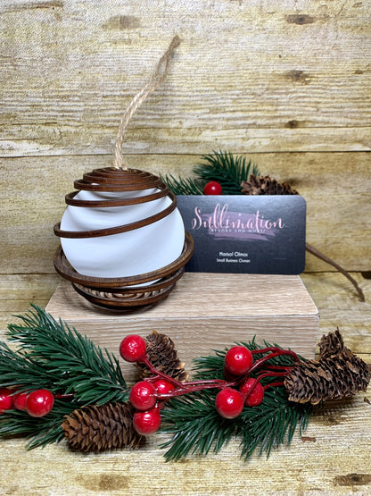 Blank Sublimation Spiral Ornament