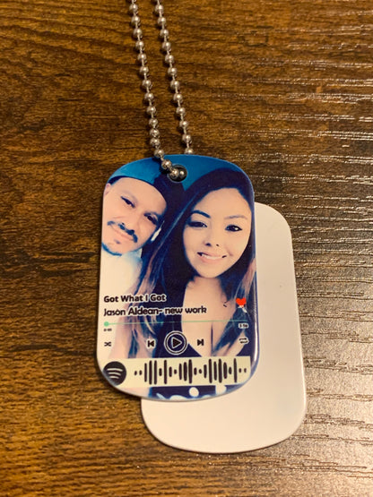 Blank Dog Tag Necklace