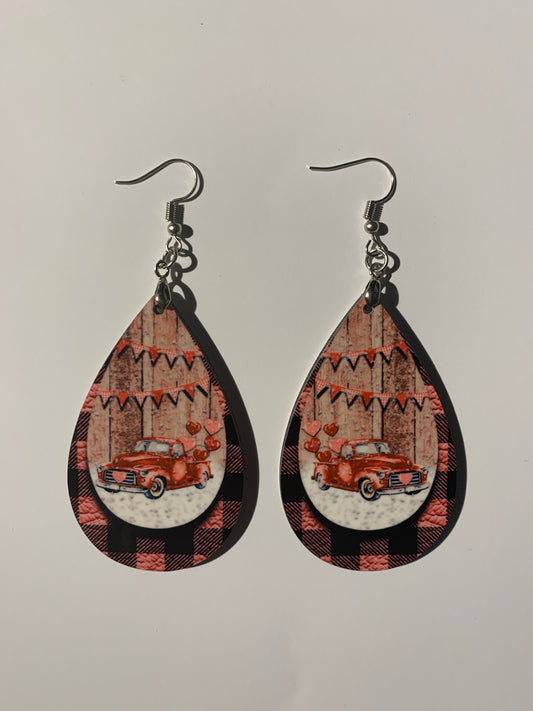 Large Blank Drop Earrings