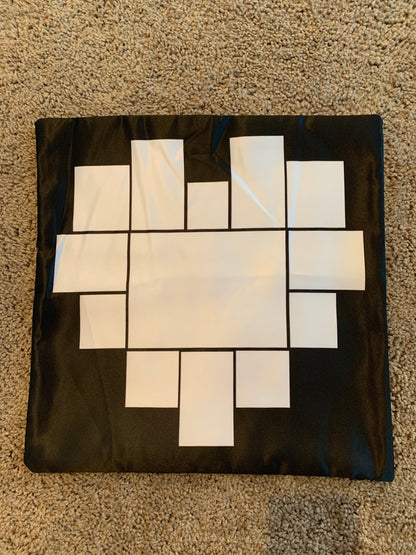 13 panel Heart Pillowcase