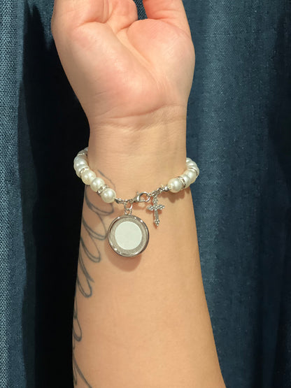 Cross Charm Bracelet