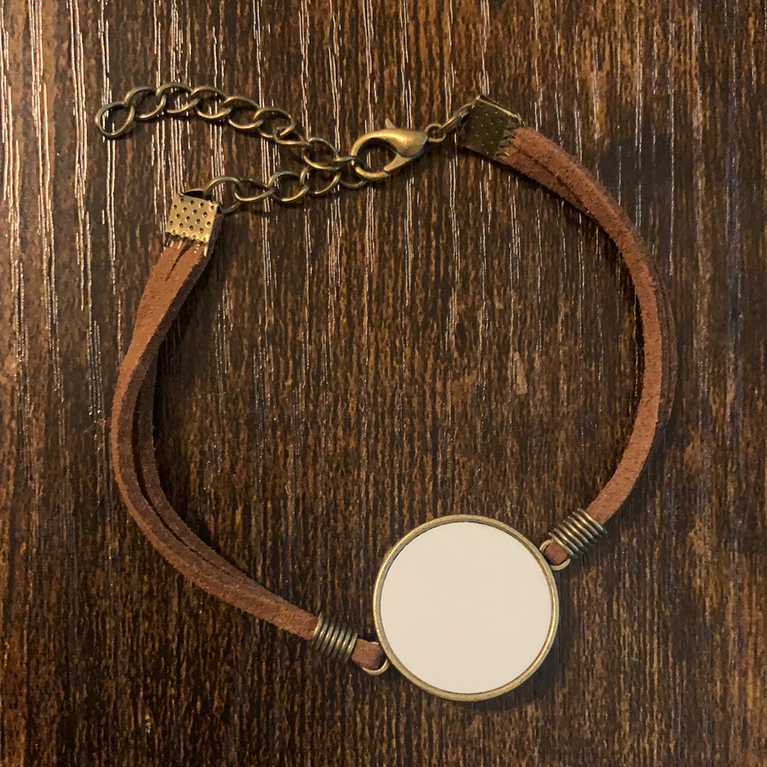 Brown Leather  Bracelet