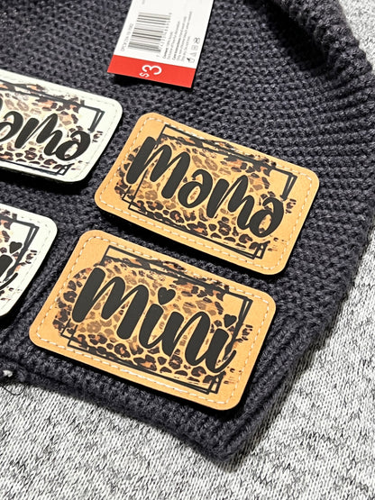 Brown Sublimation Hat Patch 2” x 3” Patch