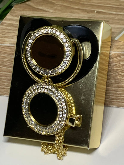 Blank Black Pacifier