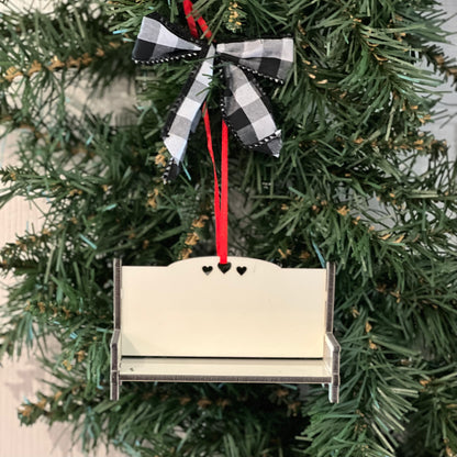 Sweetheart Bench Ornament