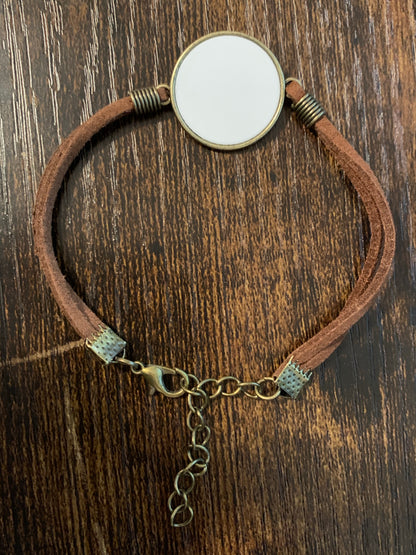 Brown Leather  Bracelet