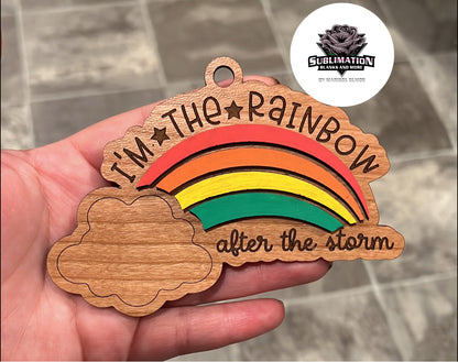 Im the Rainbow After the Storm Ornament KIT