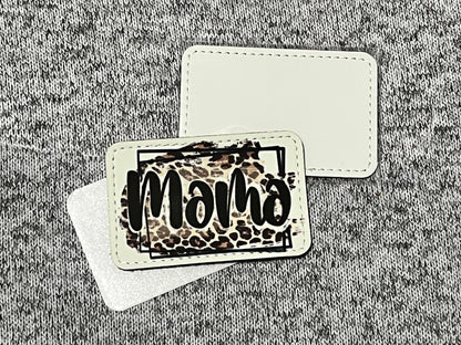 Brown Sublimation Hat Patch 2” x 3” Patch