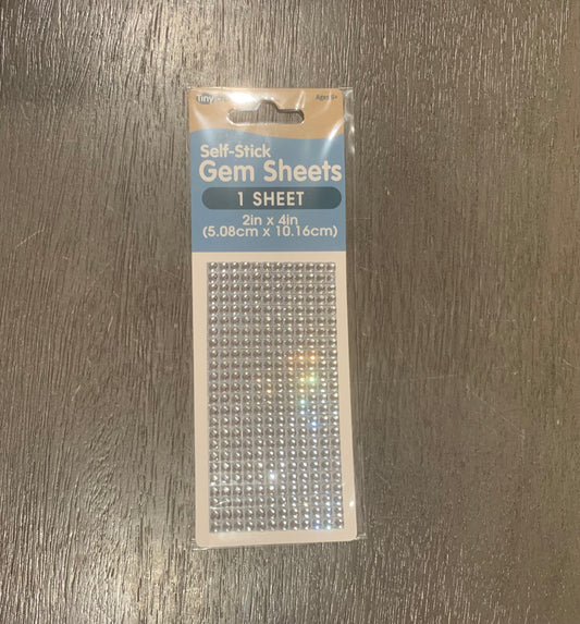 Self-Stick Gem Sheet
