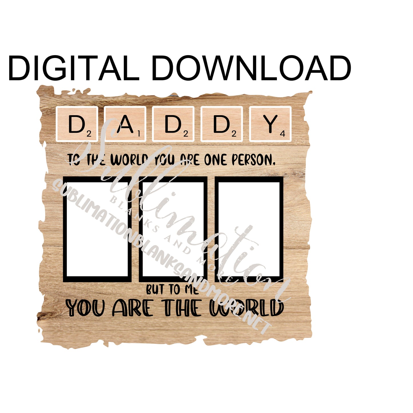 DADDY Pillowcase Digital File